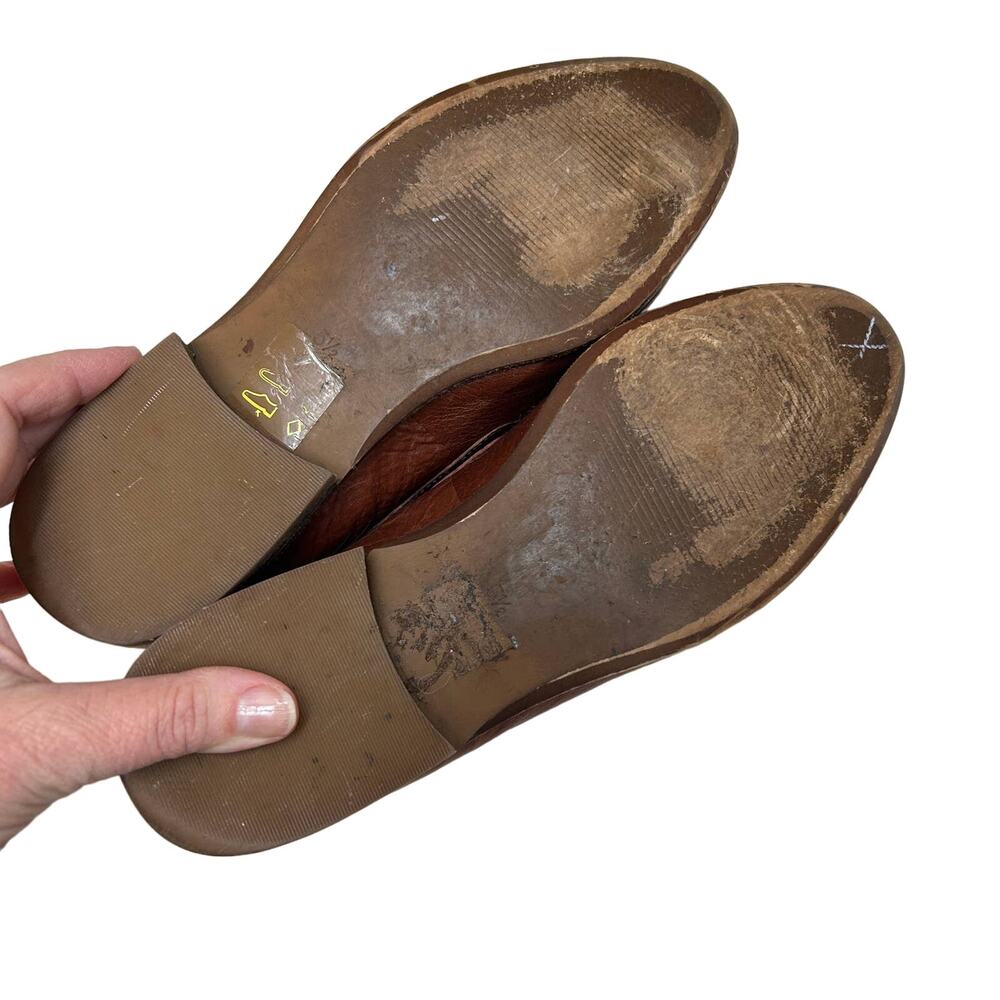 Madewell Francis Loafer Women's 5.5 Brown Leather H2419 Classic Style $148 - Picture 10 of 11